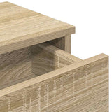 Wall Shelf with Drawers Sonoma Oak 100x37.5x19 cm Engineered Wood 859961