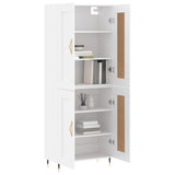 Highboard White 69.5x34x180 cm Engineered Wood 3199665