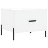 Coffee Tables 2 pcs White 50x50x40 cm Engineered Wood 829413