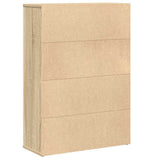 Bookcase Sonoma Oak 60x24x85 cm Engineered Wood 860411