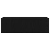 TV Cabinet Set 7 pcs Black Oak Engineered Wood 3332572