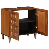 Bathroom Sink Cabinet with Storage Walnut 62 x 33 x 58 cm 4018243