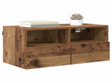 TV Wall Cabinets 2 pcs Old Wood 60 x 30 x 30 cm Engineered Wood 882923