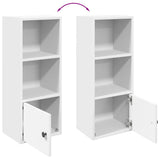 Bookcase White 31x24x77 cm Engineered Wood 860328