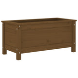 Garden Planter Honey Brown 82.5x40x39 cm Solid Wood Pine 825257