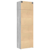 Storage Cabinet Grey Sonoma 70x42,5x225 cm Engineered Wood 3281334