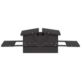 Chicken Treadle Feeder Black 75 x 53 x 20.5 cm 874675
