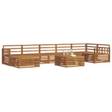 Outdoor Sofa Set 8 pcs Natural 3373849