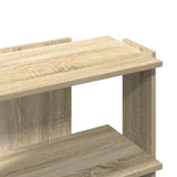 Bookcase 3-Tier Sonoma Oak 60x30x60 cm Engineered Wood 860249