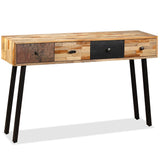 Console Table Solid Reclaimed Teak 120x30x76 cm 245403