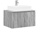 Bathroom Furniture Set Grey Sonoma Engineered Wood 3404326