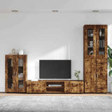 TV Cabinet Set FLORIN 3 pcs Smoked Oak Engineered Wood 3397979