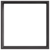 Lawn Edging 6 pcs Black 40 x 40 x 13 cm Steel 874703