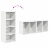 Hanging Cabinet White 40 x 29.5 x 100 cm Engineered Wood 884466