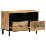 TV Cabinet 70x33x46 cm Solid Wood Mango 356892
