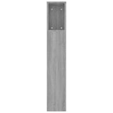 Headboard Cabinet Grey Sonoma 220x18.5x104.5 cm 817283
