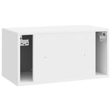 Wall-Mounted TV Cabinet High Gloss White 59.5 x 31 x 30 cm 898709
