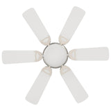 Ceiling Fan with Light 82 cm White 42035660