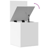 Storage Box White 40x42x46 cm Engineered Wood 840646