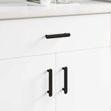 Cabinet Handle 474 pcs Black 121 x 16.6 x 28.3 mm Iron 864729