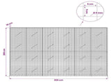 Gabion with 5 mm Wire and 5x5 cm Mesh 300x10x200 cm 3464016