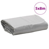 Tarpaulin Grey 5x8 m 650 g/m 156049