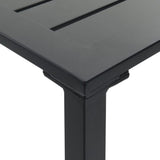 Bar Table Black 100x100x110 cm Powder-coated Steel 4009269