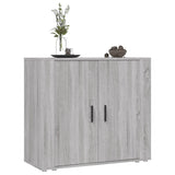 ZNTS Sideboard Grey Sonoma 80x33x70 cm Engineered Wood 816566