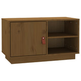 TV Cabinet Honey Brown 70x34x40 cm Solid Wood Pine 818238
