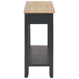 Console Table Black 110x35x80 cm Wood 249903