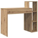 Desk with Shelf Artisan Oak 100 x 40 x 90 cm Engineered Wood 869321