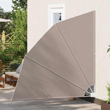 Balcony Privacy Screen 210 x 210 cm Polyester Taupe 42000936