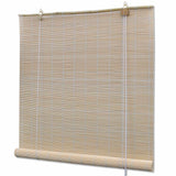 Bamboo Roller Blinds 2 pcs 120x160 cm Natural 278742