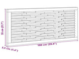 Bed Headboard Natural Solid Teak Wood 42024553