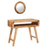 Dressing Table Brown 90 x 76 x 45 cm Solid Mango Wood 4104565