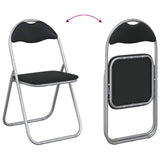 Folding Chair 2 pcs Black and Grey 48 x 43.5 x 81 cm 42029043