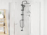 Shower System Black 47 x 20 x 95 cm Stainless Steel 42023407
