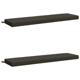 2-Piece Bench Cushions SOEST 2 pcs 100% Polyester Anthracite 949911