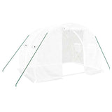 Greenhouse with Steel Frame White 6 m 3x2x2 m 364079