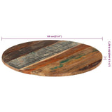 Table Top Made from reclaimed wood with natural variations 286033