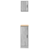 ZNTS Garage Cabinets 2 pcs Grey Sonoma Engineered Wood 3328292