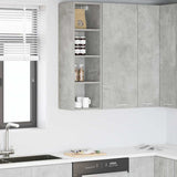 Hanging Cabinet with Storage Concrete Grey 30 x 29.5 x 100 cm 884461