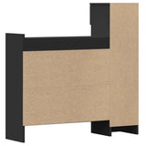 Shoe Cabinet Black 100.5x28x100 cm Engineered Wood 840423