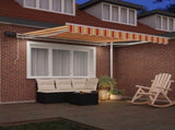 Retractable Awning Yellow and Orange 300 x 250 cm 3329962