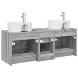 Bathroom Furniture Set 3 pcs Grey Sonoma 49.5 x 44.5 x 65 cm 3405888