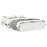 Bed Frame without Mattress White 140x200 cm 3203859