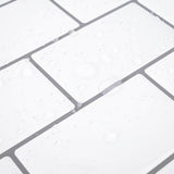 Subway Tile 20 pcs White Grey 30.5 x 30.5 cm 42021210