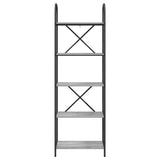 Bookshelf Grey Sonoma 60 x 30 x 183 cm Engineered wood 879908