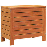 Garden Footstool Wax Brown 62x31.5x52 cm Solid Wood Pine 844890