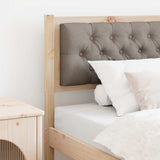 Headboard Other Brown and taupe 90 cm Solid pine wood 879032